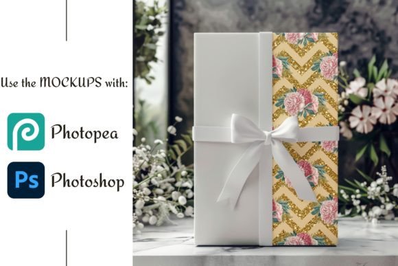 Download Wrapping Paper Mockup | Gift Box Mockup - Wrap Collection
