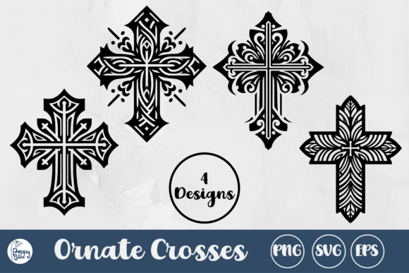 Download Ornate Crosses Svg Bundle - Premium Resources
