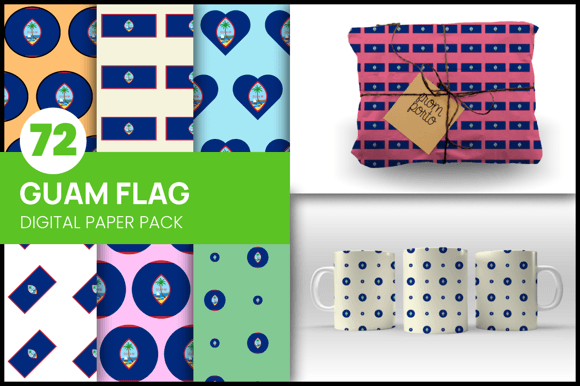 Download Guam Flag Wrapping Paper - Wrap Collection