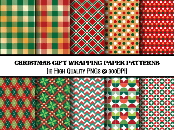 Download Christmas Gift Wrapping Paper Patterns - Wrap Collection
