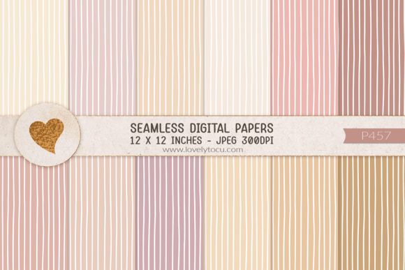 Download Pastel Stripes Seamless Paper Pack - Seamless paper Collection