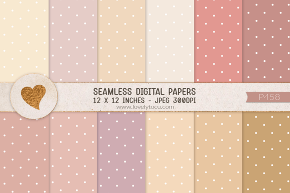 Download Pastel Polka Dot Seamless Paper Pack - Seamless paper Collection