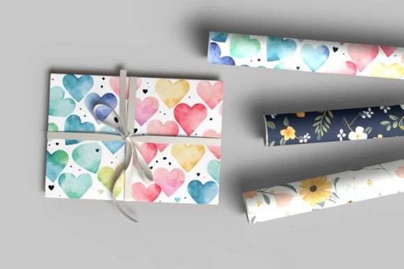Download Realistic Gift Wrapping Paper Mockup - Wrap Collection